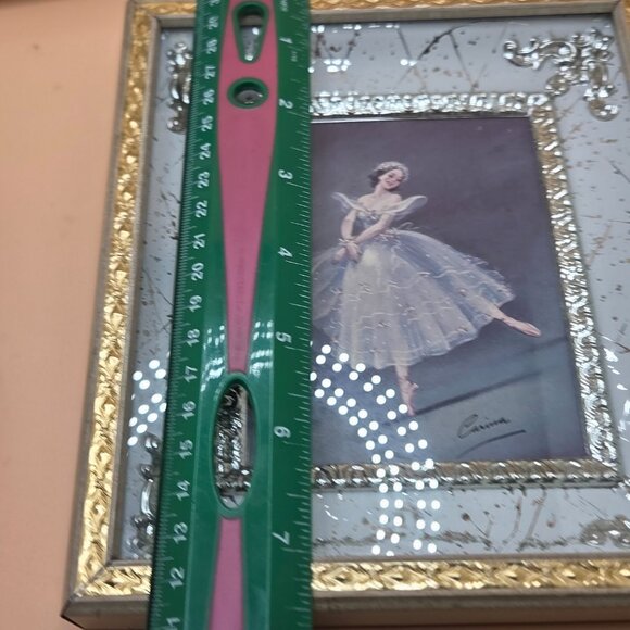 Vintage Ballerina Carina Art Print Shadow Box Metal Frame - Set Of 2 - Picture 7 of 12